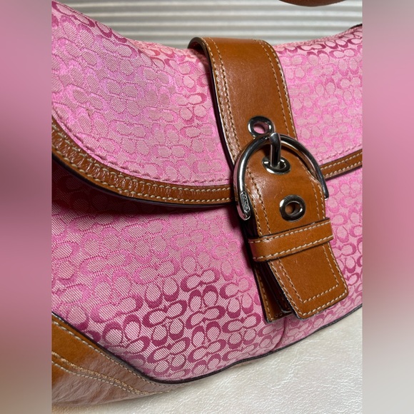 Coach Y2K Barbie Pink Soho Signature Mini C Logo Shoulder Bag- F10926 💕 - Picture 16 of 17
